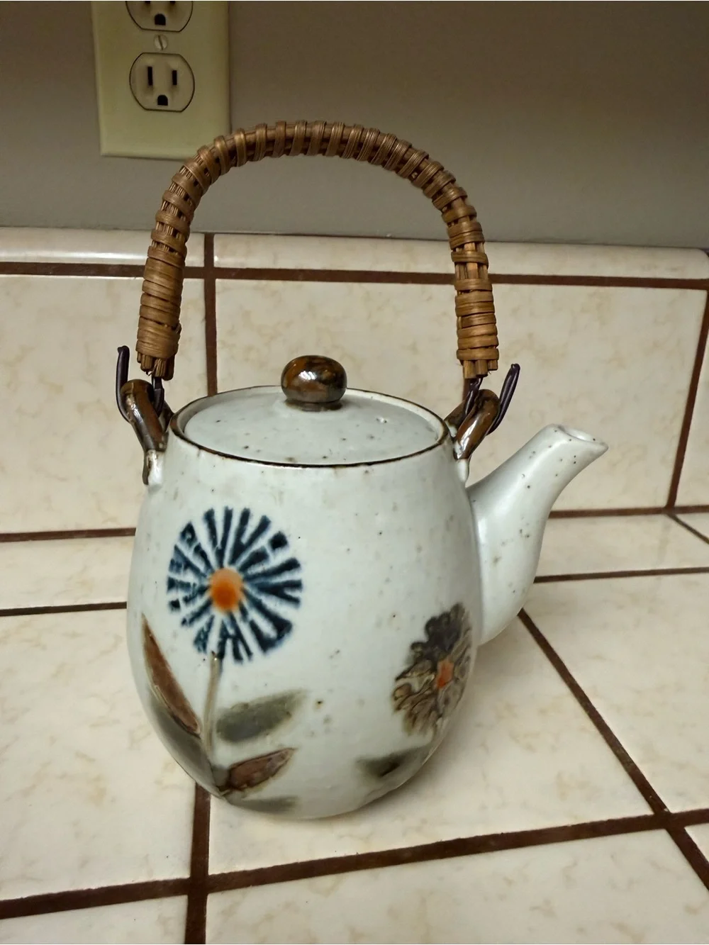 Vintage Japanese Tea Pot and Cups